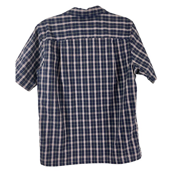 Patagonia Button up Shirt Men's Small Short Sleeve Blue Red Yellow Plaid - Picture 3 of 5